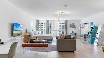 Studio | 1 chambre, literie de qualité, coffre-fort, décor unique