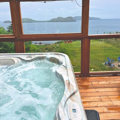 Oceanfront Retreat with Hot Tub & Fire Pit Just 45 Minutes South of St. John's!