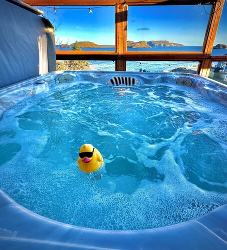Oceanfront Retreat with Hot Tub and Firepit | 45 Minutes South of St. John’s