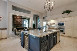 Fridge, microwave, oven, stovetop - North Scottsdale Sanctuary w/ Htd Pool and Views! (Scottsdale)