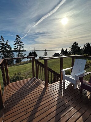 Terrace/patio - Cozy Seaside 3 Bedroom Cottage in Cole Harbour Village in Guysborough County (Larrys River)