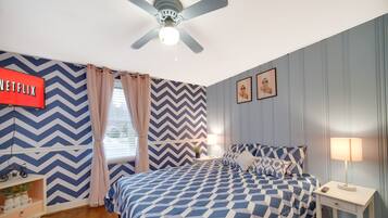 4 habitaciones, tabla de planchar con plancha y wifi gratis