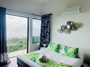 2 dormitorios, cuna de viaje, wifi gratis y ropa de cama