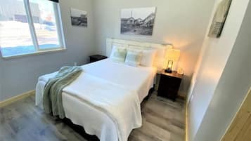 1 dormitorio, tabla de planchar con plancha, cuna de viaje y wifi gratis