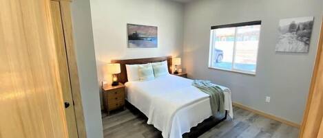 1 bedroom, iron/ironing board, travel crib, free WiFi