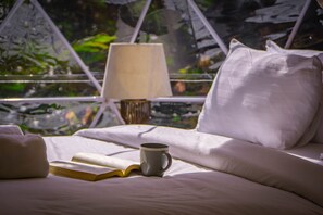 Een kluis op de kamer, gratis wifi, beddengoed