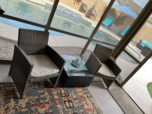 Una piscina riscaldata