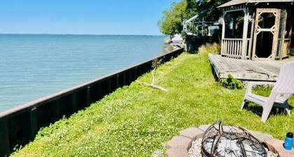 80 Feet of Private Lakefront Cottage in beautiful Town of Amherstburg, Ontario