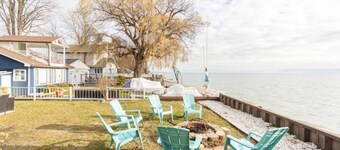 80 Feet of Private Lakefront Cottage in beautiful Town of Amherstburg, Ontario 