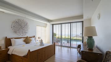 Lyxvilla - 3 sovrum - havsutsikt | Värdeförvaringsskåp på rummet, skrivbord och gratis wi-fi