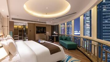 Habitación Deluxe | Minibar, cortinas opacas, wifi gratis y ropa de cama