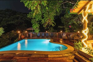 Outdoor pool - Suite Room - Hacienda la Norma Boutique Hotel - near beaches (El Guapote)
