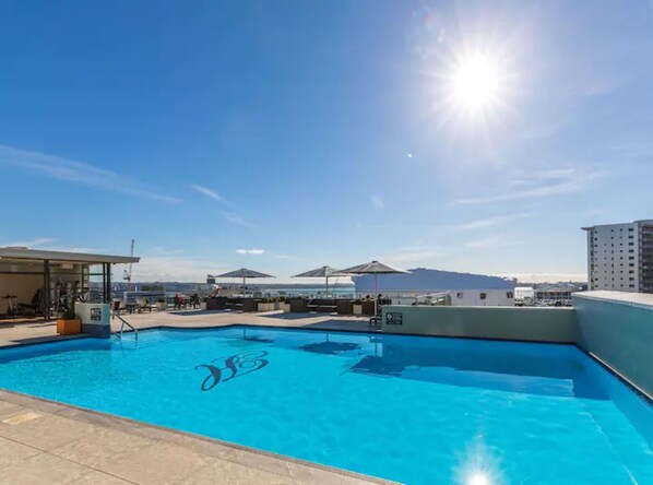 Indoor pool, outdoor pool
