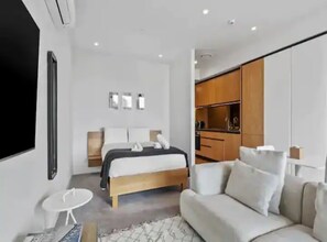 Departamento | 1 habitación, decoración personalizada y muebles diferentes 