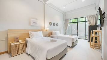 Superior-værelse med 2 enkeltsenge | Minibar, gratis Wi-Fi, sengetøj