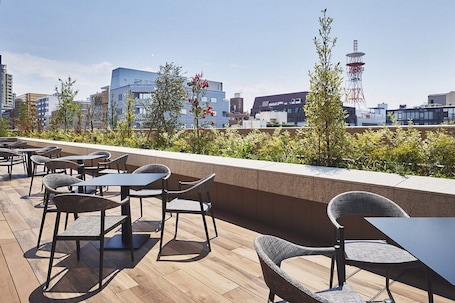 Terrace/patio. Citadines Harbour Front Yokohama