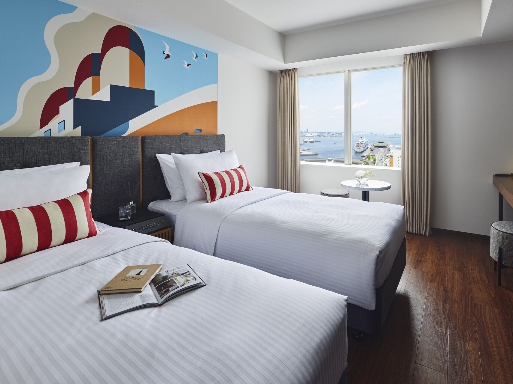 Estudio ejecutivo, 2 camas individuales, vista al puerto | Vista desde la habitación