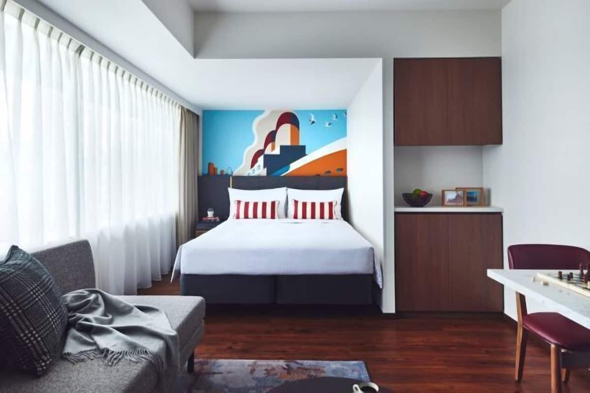 1 chambre, couette en duvet d'oie, coffres-forts dans les chambres