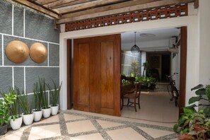 Interior entrance