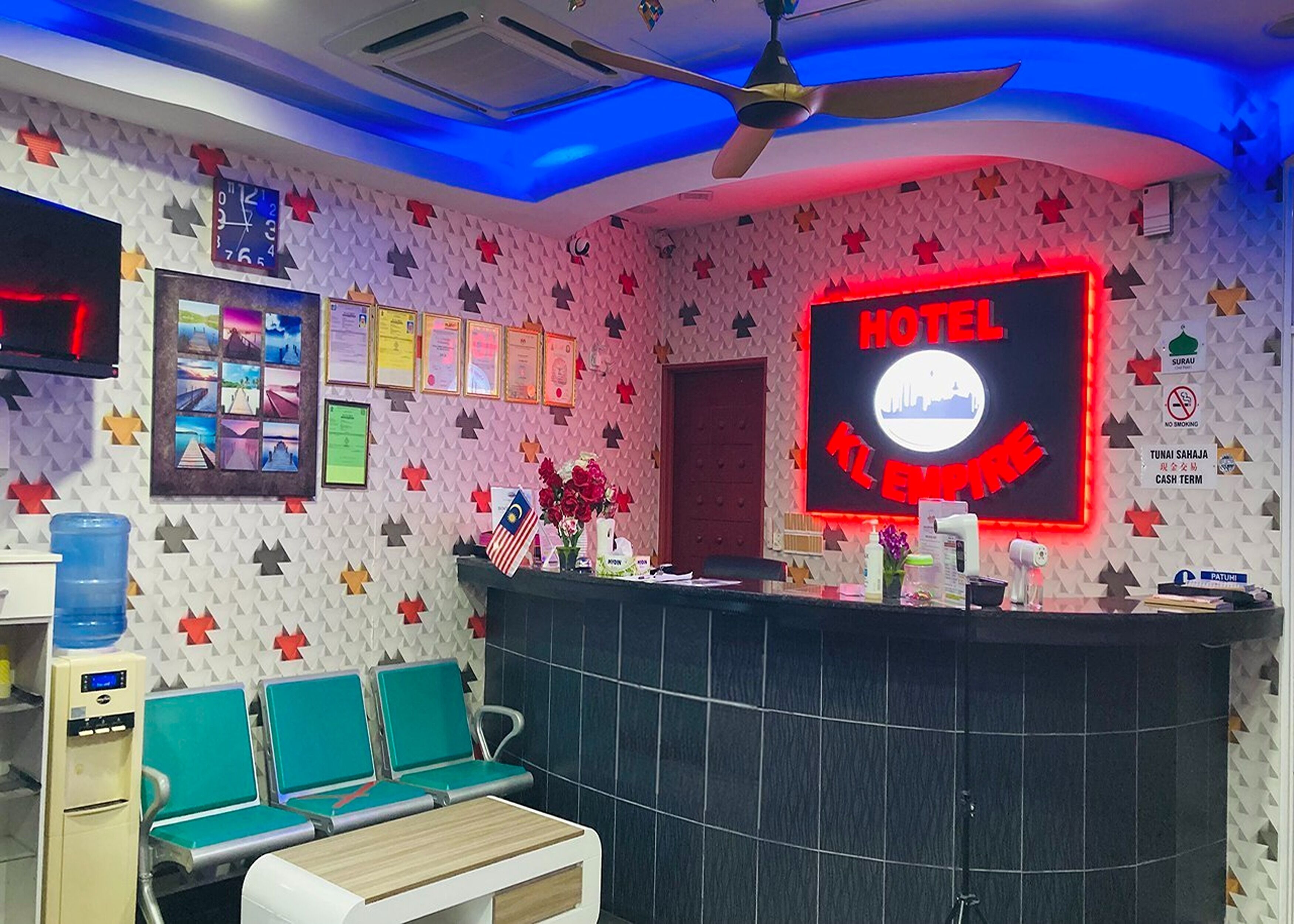 Lobby sitting area