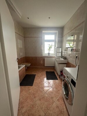 Hair dryer, soap, shampoo