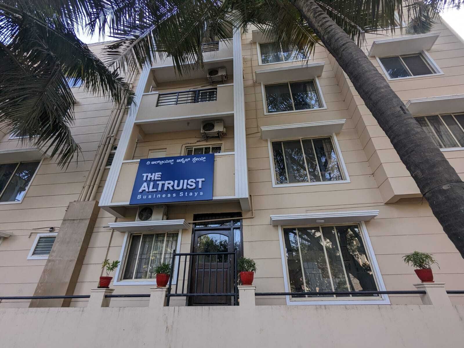 Façade de l’hébergement