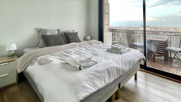 2 chambres, bureau, Wi-Fi gratuit, draps fournis