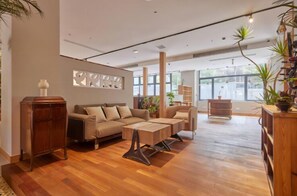 Sitteområde i lobbyen