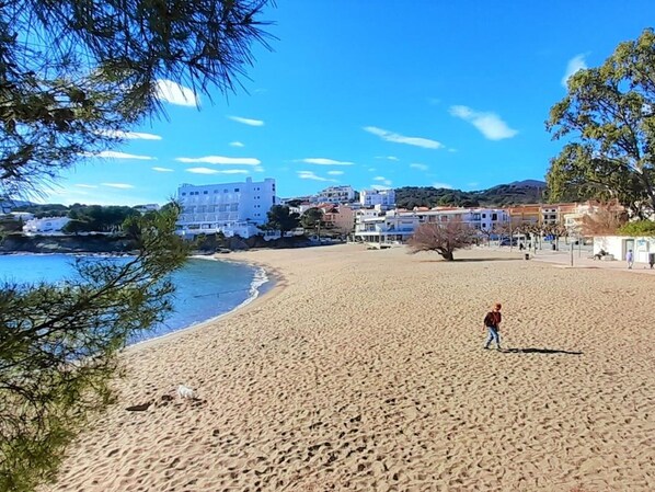 On the beach - Apartment with sea view, pets allowed and parking in Llançà (Llançà)