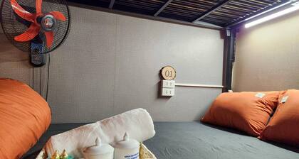 Queen Size Bunk Bed In Heart of Hanoi, Top Floor Hostel