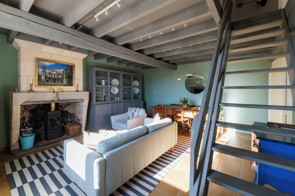 TV connectée, cheminée