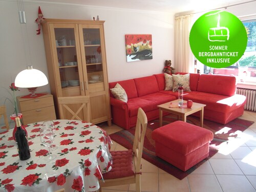 Fewo Oberstdorf, Pool, Parkplatz, Sauna, von Mai-Oktober Bergbahnticket inkl.