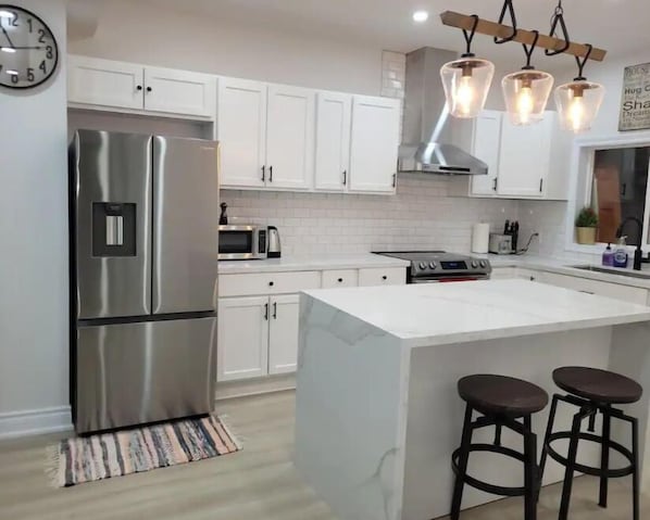 Microwave, oven, stovetop, paper towels