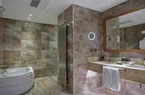 King Suit French Room | Bathroom | Free toiletries, hair dryer, slippers, towels - Dedeman Kayseri (Kayseri)