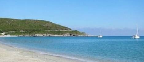 Accommodatie ligt op het strand