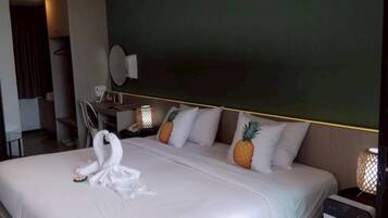 Deluxe Studio, Pool Access, Poolside | In-room safe, desk, blackout drapes, free WiFi