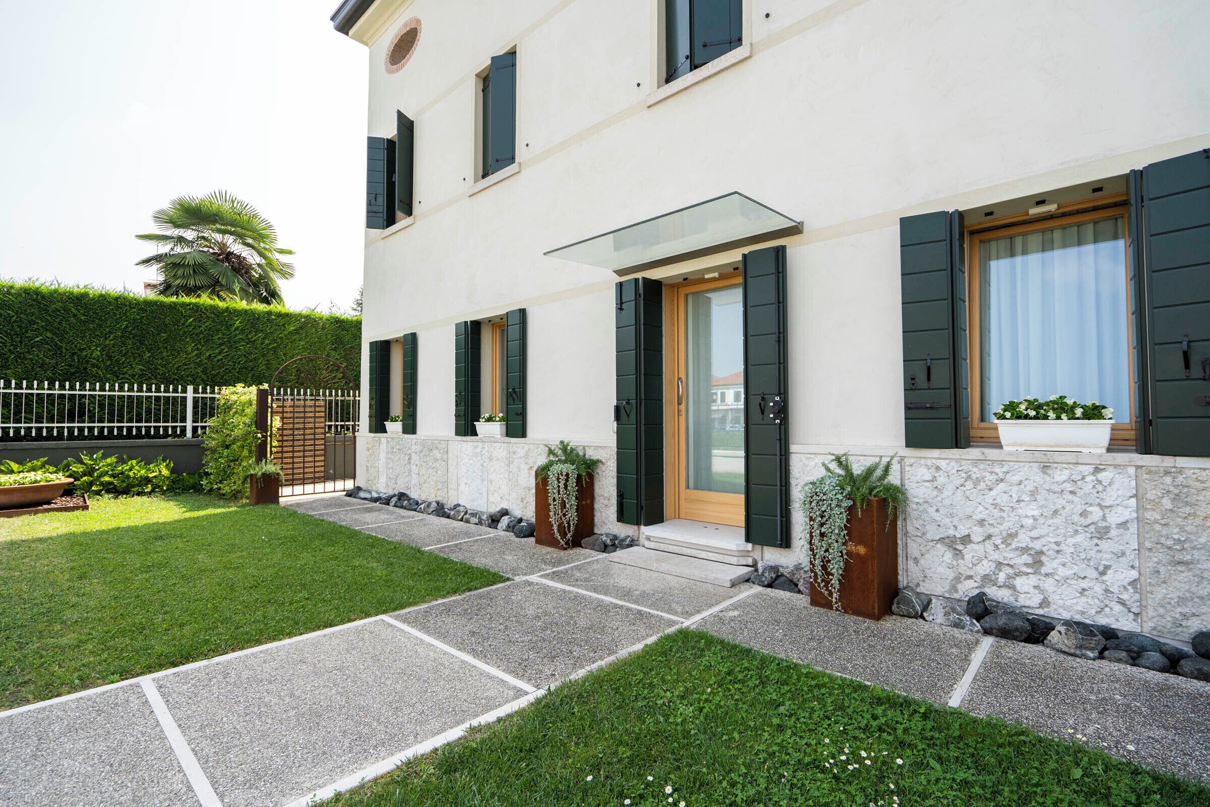 Majoituspaikan julkisivu