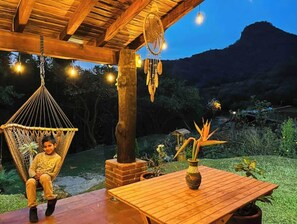 Outdoor dining - Cabin in Malinalco Anita's corner (Malinalco)