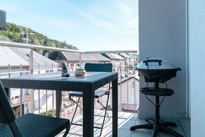 Apartment | Balcony - Beautiful Penthouse w Balc Prkg & BBQ (Sanem)