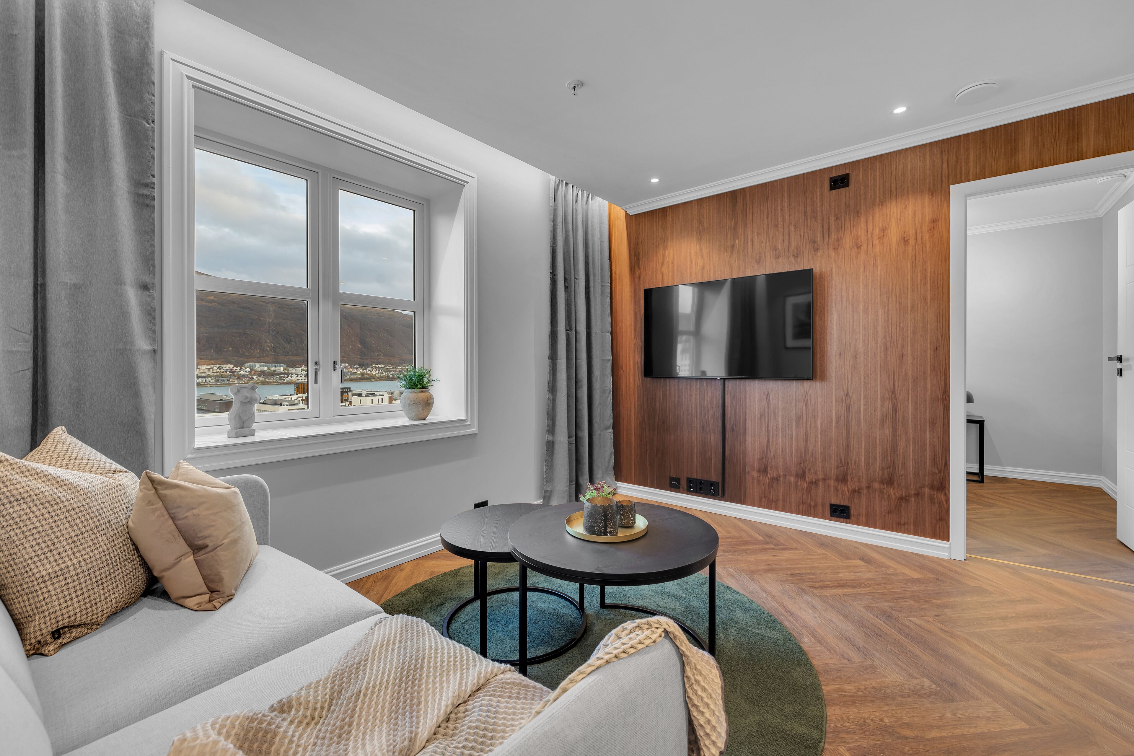 Suite – deluxe, 1 soverom, sjøutsikt | Sengetøy i egyptisk bomull og sengetøy av topp kvalitet