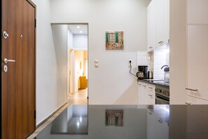 Apartment | Private kitchen | Fridge, microwave, oven, stovetop - Enjoy Sunsets Fully Equiped 2-bed Apartment Athens (Athens)