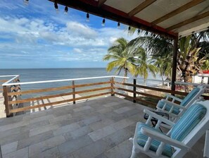 Terrace/patio - Gorgeous Oceanfront Villa La Solana I & II w/ Pool (Santa Clara)