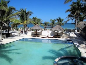 Pool - Simply Paradise. 8BR/10BA w/ large pool + volleyball. Perfect for large groups!  (Santa Clara)