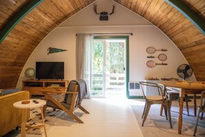 スマートテレビ、暖炉、DVD プレーヤー、書庫