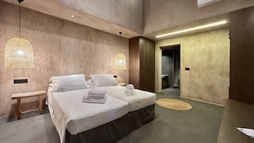 2 bedrooms, premium bedding, blackout curtains, iron/ironing board