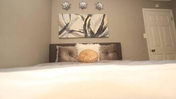 Rumah | 2 kamar tidur, setrika/meja setrika, Wi-Fi gratis, dan seprai linen