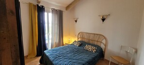 2 chambres, fer et planche à repasser, lit parapluie, Wi-Fi gratuit