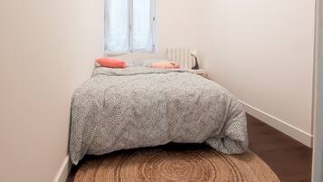 1 bedroom, desk, soundproofing, iron/ironing board