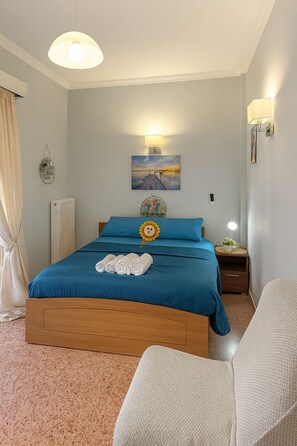 1 chambre, fer et planche à repasser, Wi-Fi gratuit