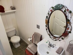 Towels, soap, toilet paper